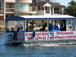 BBQ Pontoon Party boat hire Gold Coast