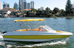 Bowrider hire boat Gold Coast